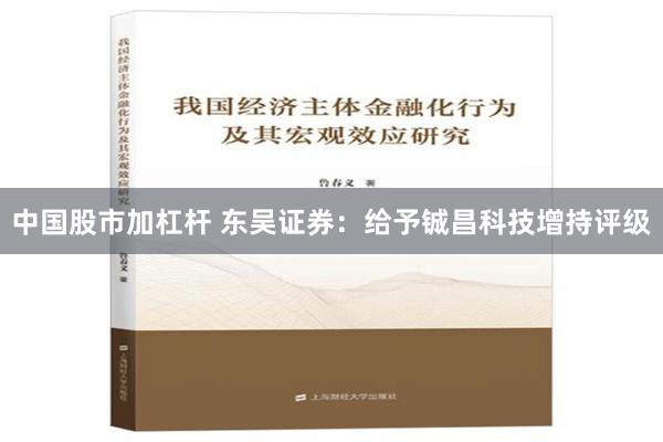 中国股市加杠杆 东吴证券：给予铖昌科技增持评级