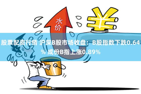 股票配资行情 沪深B股市场收盘：B股指数下跌0.64% 成份B指上涨0.89%